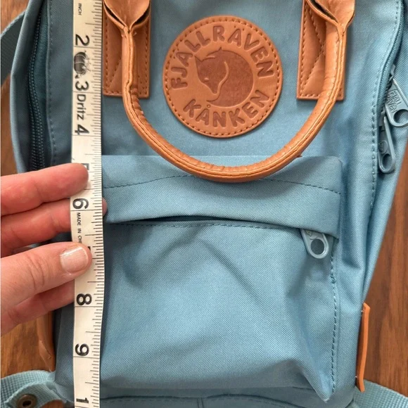 Kånken Mini Backpack - Blue and Tan - Picture 2 of 10